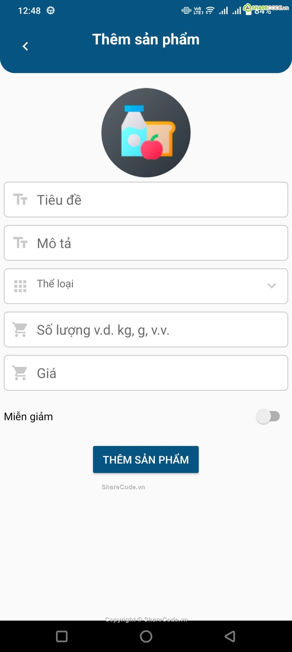 kotlin,ứng dụng android,android kotlin,foodapp,grocery